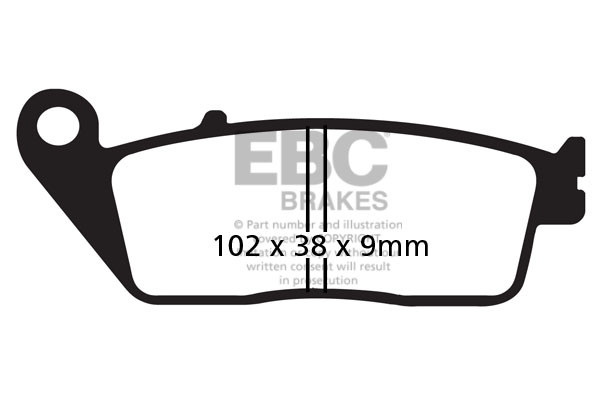 EBC Brakes Klocki hamulcowe EBC FA142V V-PAD (kpl. na 1 tarcze)
