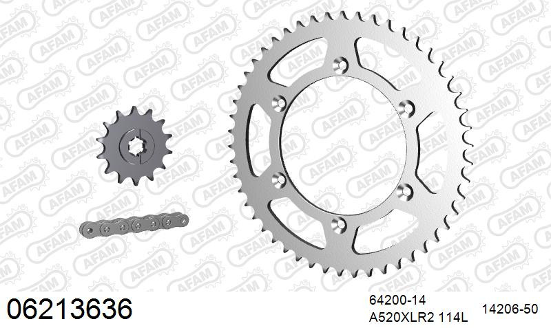 Zestaw napędowy AFAM do HUSQVARNA SM 125, SM 125 S