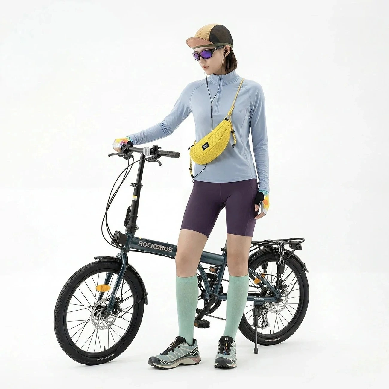 Torba rowerowa sakwa na kierownicę ramię banan 1.8 l Rockbros H74 saszetka