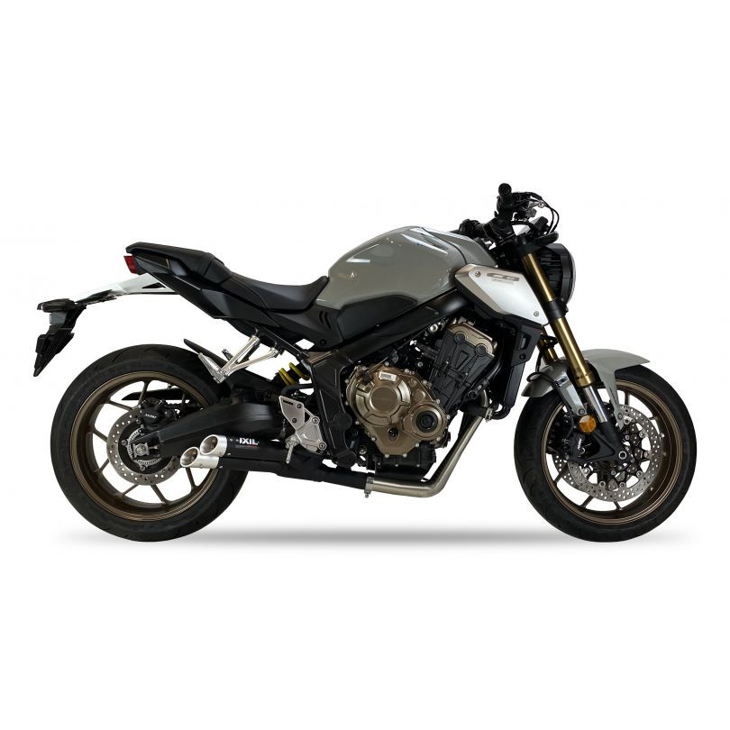 Tłumik IXIL HONDA CBR 650 R 21-23 (RH01) typ L3XB (waga: 3000g, długość: 370 mm., materiał: Inox AISI304, kolor: Anodized alumin