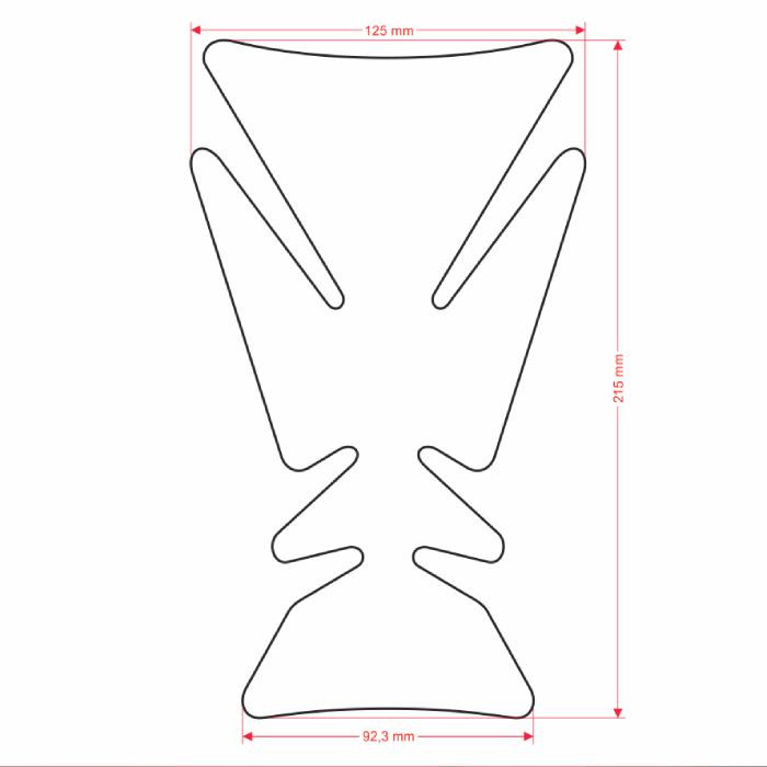 ONEDESIGN tankpad Engineering Maxi carbon