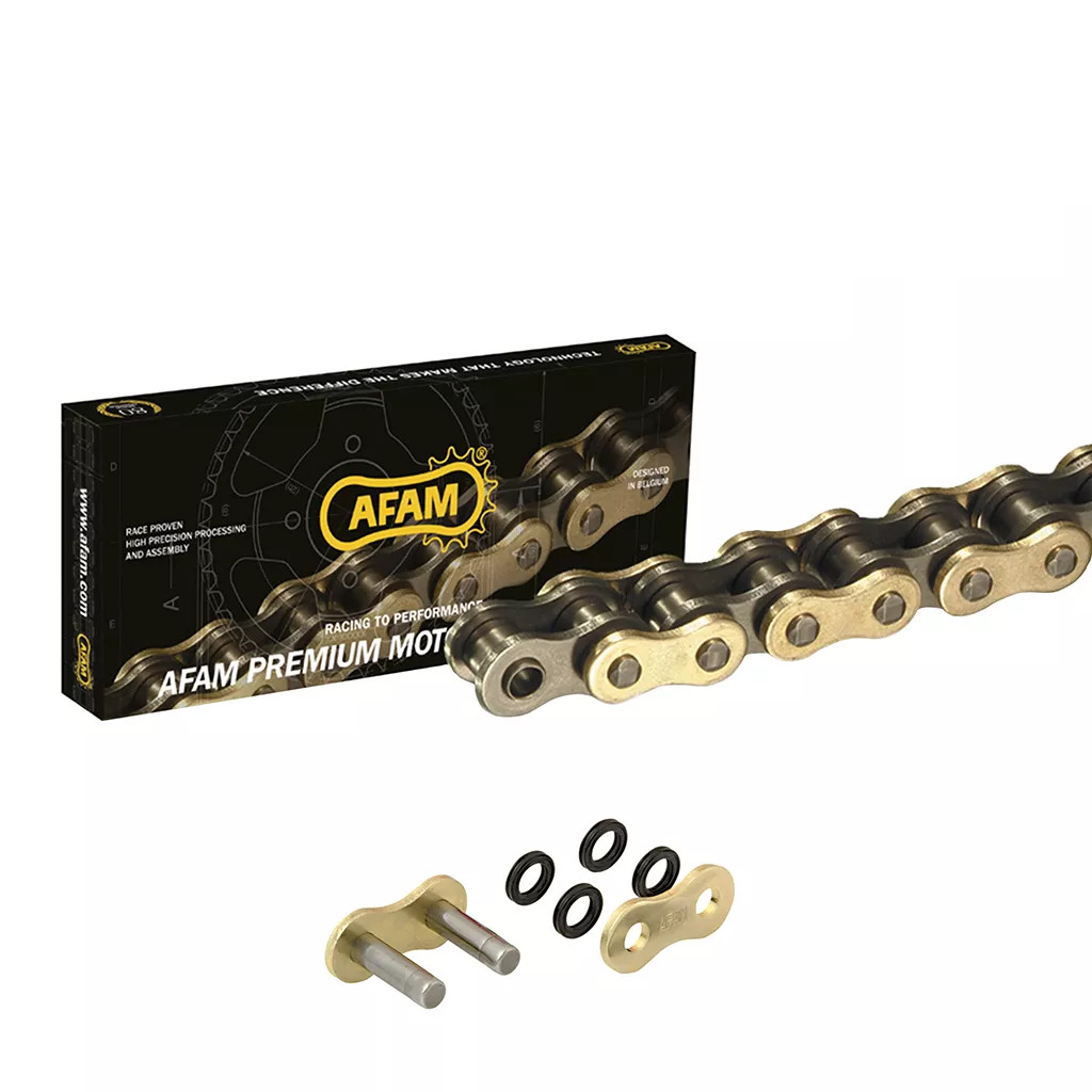 AFAM Łańcuch napędowy A525XSR2-G 114L MRS GOLD X-ring (500-1000cc)