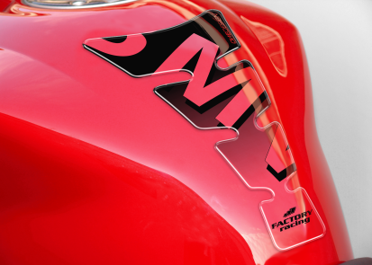 ONEDESIGN Tankpad Spirit shape logo M czarny/transparentny