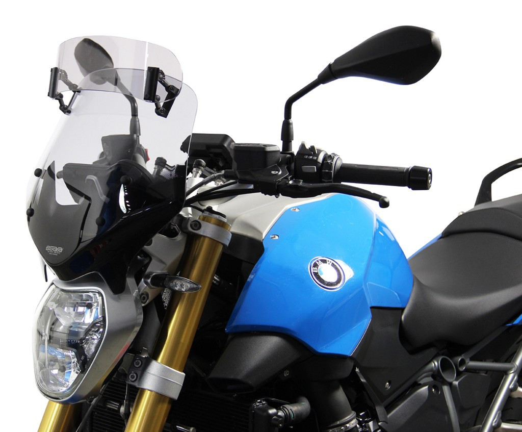 Szyba motocyklowa MRA BMW R 1200 R (F. HALTER WINDSH. SPORT) R12WR 2015-2018, forma VT, przyciemniana