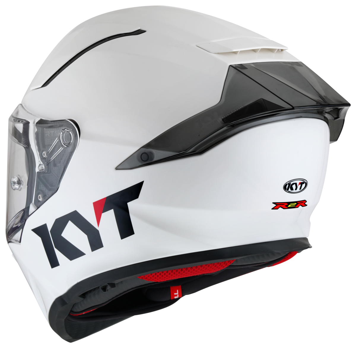 Kask Motocyklowy KYT R2R połysk biały ECE/ONU 22-06