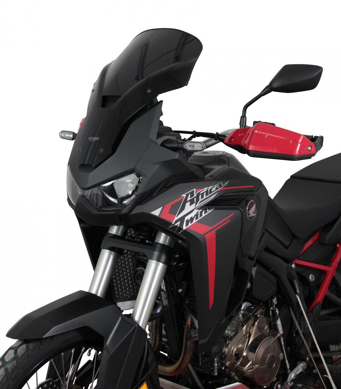 Szyba motocyklowa MRA HONDA CRF1100L AFRICA TWIN / DCT 2020-2023, forma TM, czarna