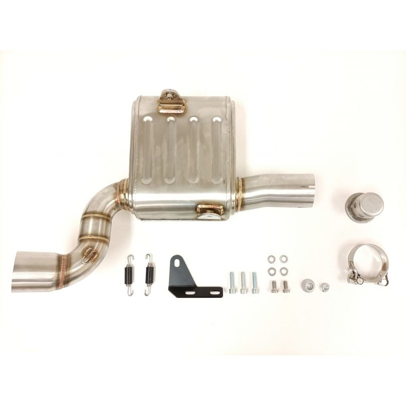 Tłumik IXIL BENELLI LEONCINO 800 (P37) typ RB (waga: 900g, długość: 230 mm., materiał: Inox AISI304, kolor: Black painted) SLIP