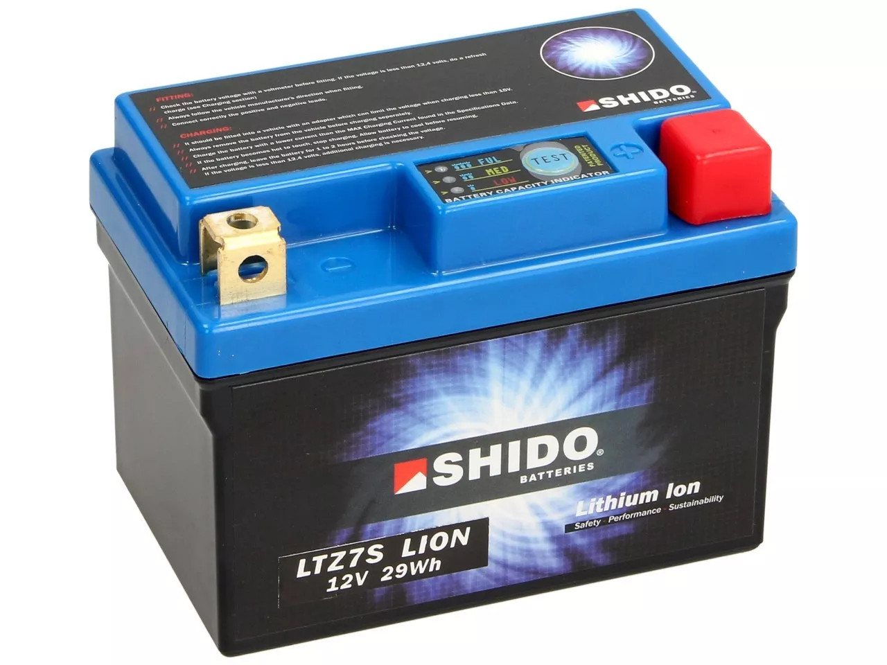 SHIDO Akumulator Litowo Jonowy LTZ14S 12V 5Ah 300A