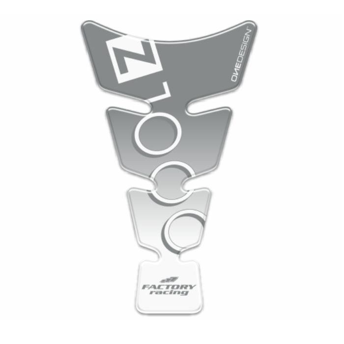 ONEDESIGN Tankpad Spirit shape logo Z1000 srebrny/transparentny