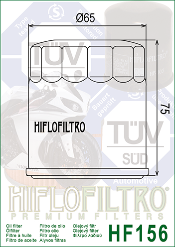 FILTR OLEJU HIFLO HF156 KTM LC 4