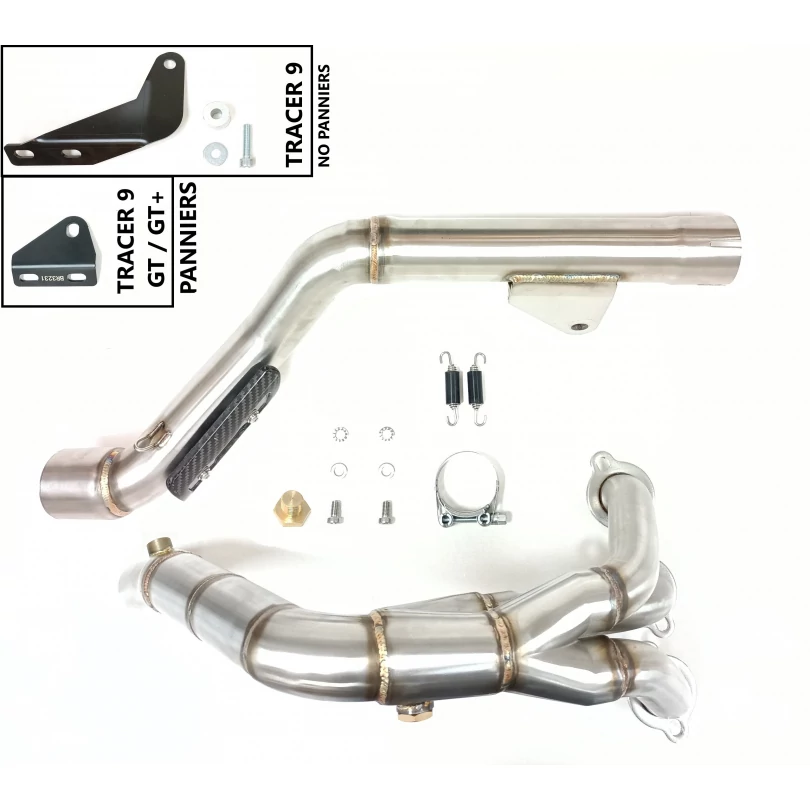 Tłumik układ wydechowy IXIL TRACER 9 / GT / GT+ 21-25 (RN70 RN99) typ RB FULL SYSTEM - RACE XTREM BLACK