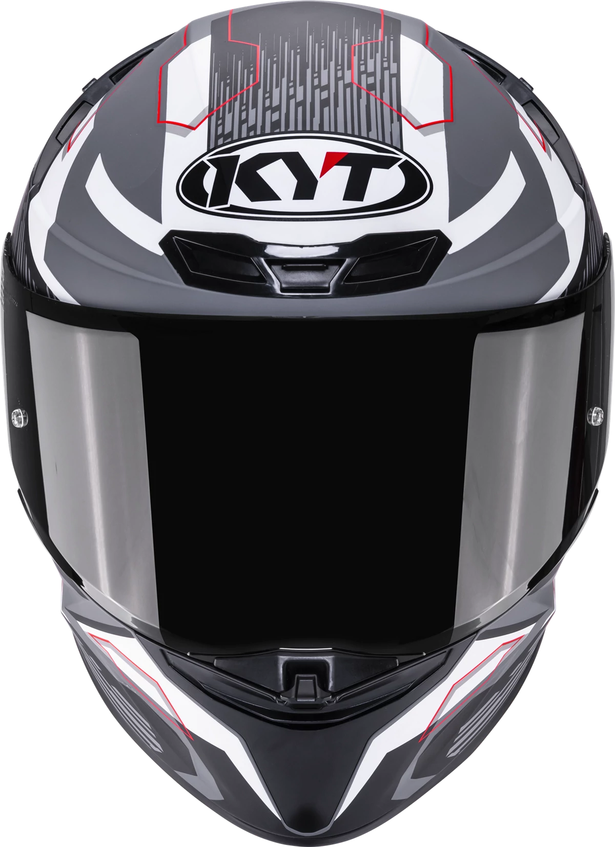 Kask motocyklowy KYT TT-REVO SPEEDING SZARY MATT/CZARNY E06