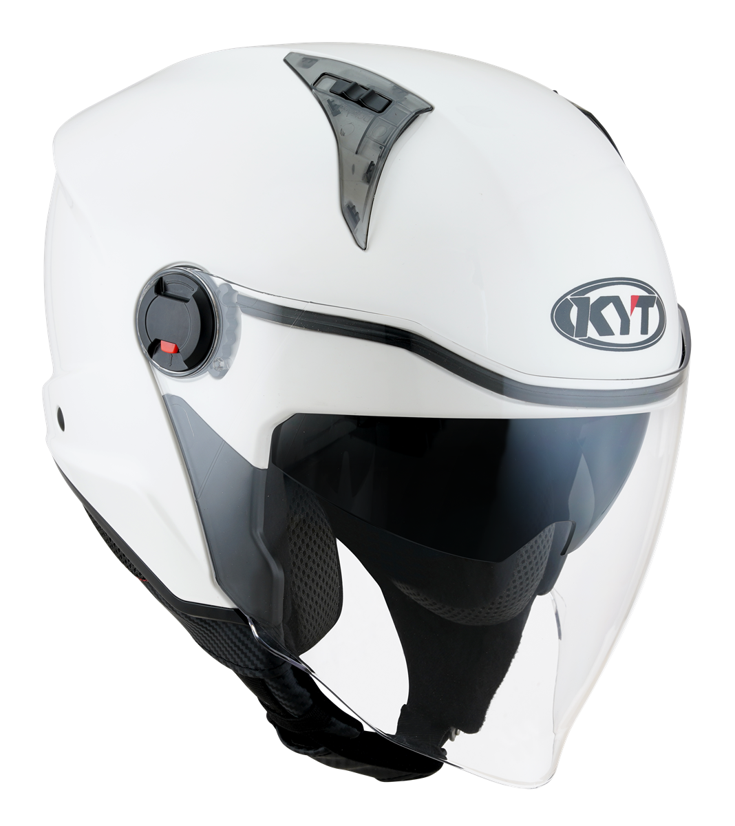 Kask Motocyklowy KYT D-CITY połysk biały ECE/ONU 22-06