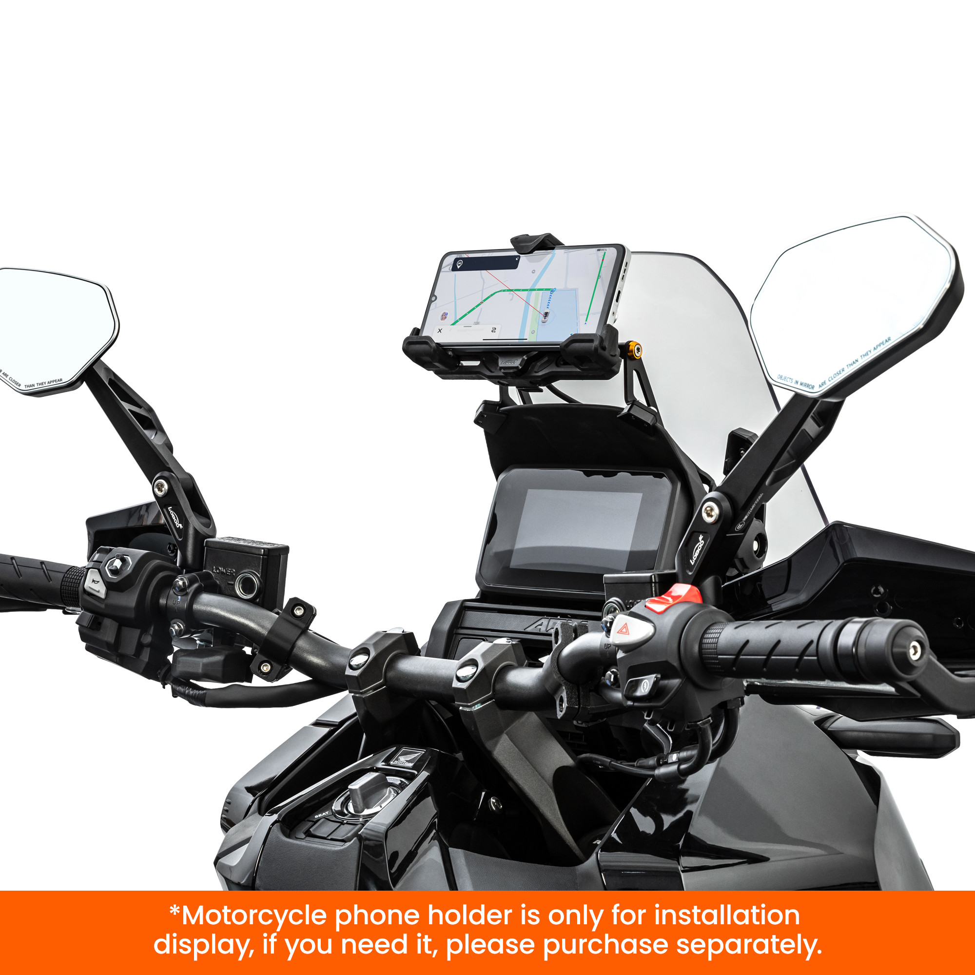 LOBOO Zestaw montażowy GPS do motocykli HONDA FORZA350 (2025-) belka 12mm