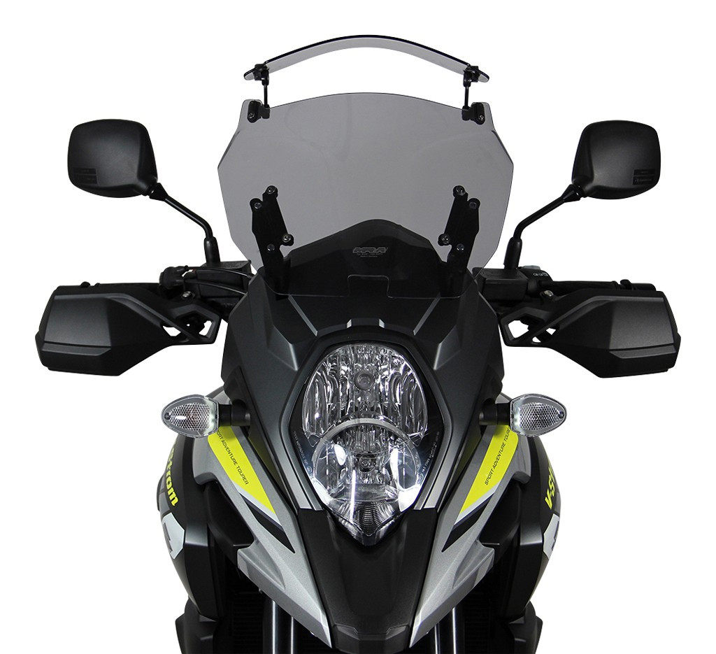 Szyba motocyklowa MRA SUZUKI DL 1000 V-STROM WDD0 2017-, forma MXC, przyciemniana