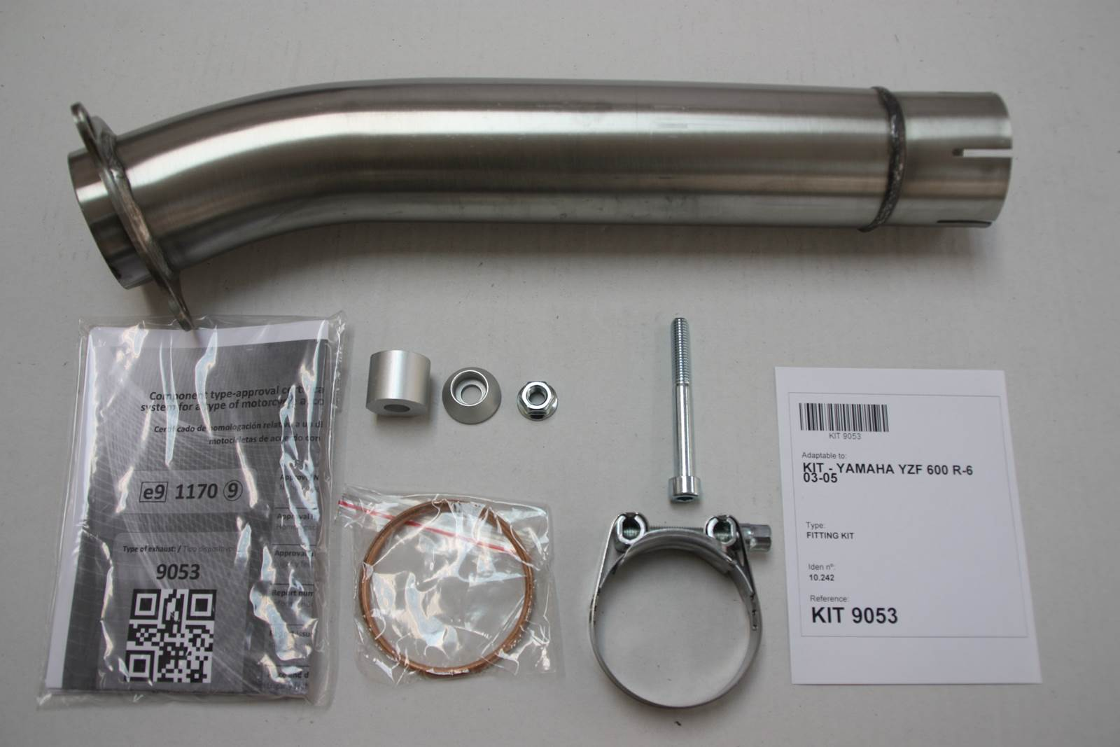 Tłumik IXIL YAMAHA YZF 600 R-6 03-08 (RJ05) typ SOVE (waga: 3000g, długość: 423 mm., materiał: Inox AISI304, kolor: Black painte