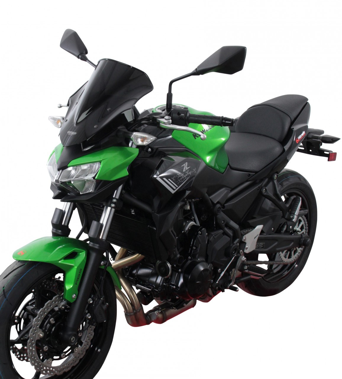 Szyba motocyklowa MRA KAWASAKI Z 650 2020-, forma NRN, czarna