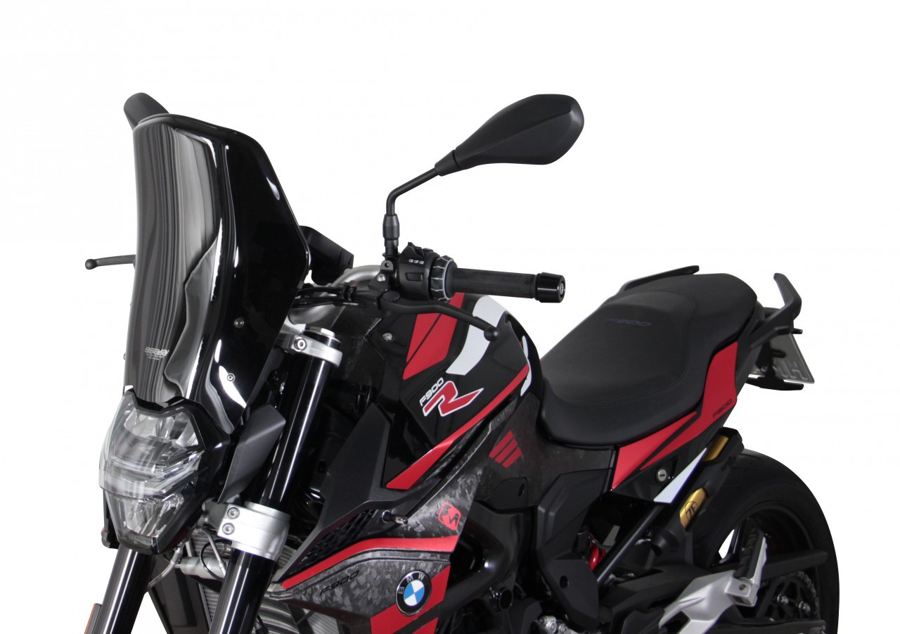 Szyba motocyklowa MRA BMW F 900 R 2020-, forma NTN, czarna