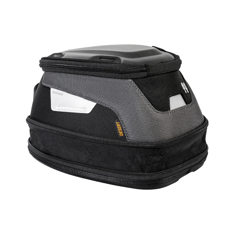 LOBOO Tank Bag Easy 4,5-6,5L, z funkcją szybkiego demontażu z kotwy magnetycznej Easy, regulacja montażu 110mm, czarny/szary