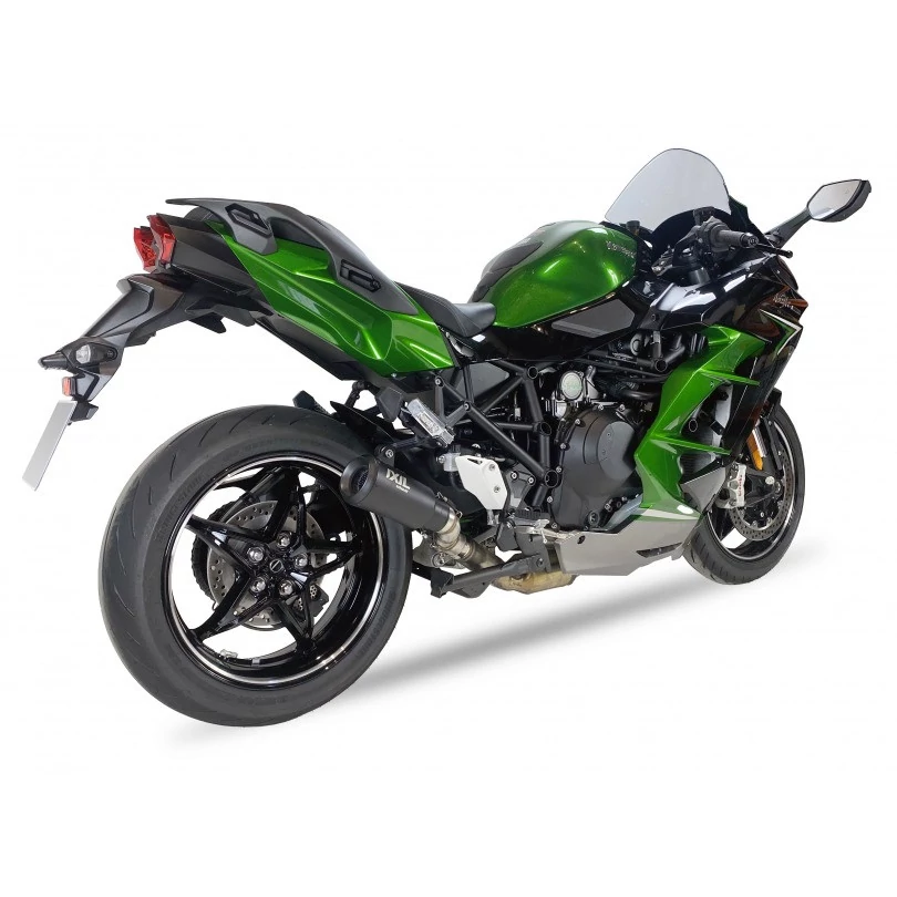 Tłumik IXIL KAWASAKI NINJA H2 SX - SX SE 22-25 (ZXT02P) typ RB SLIP ON - RACE XTREM BLACK