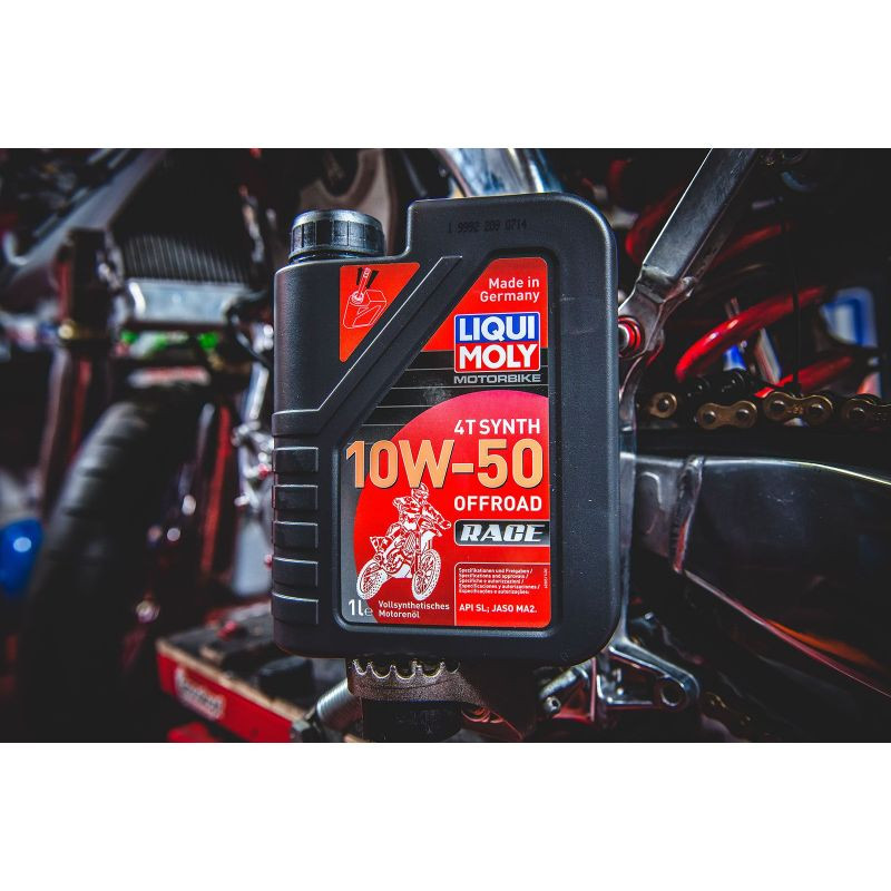 LIQUI MOLY Olej silnikowy syntetyczny do motocykli 10W50 Offroad Race 4T 1 litr