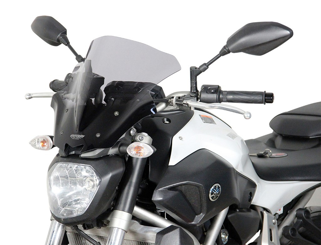 Szyba motocyklowa MRA YAMAHA MT-07 RM04 2014-2017, forma NRM, czarna