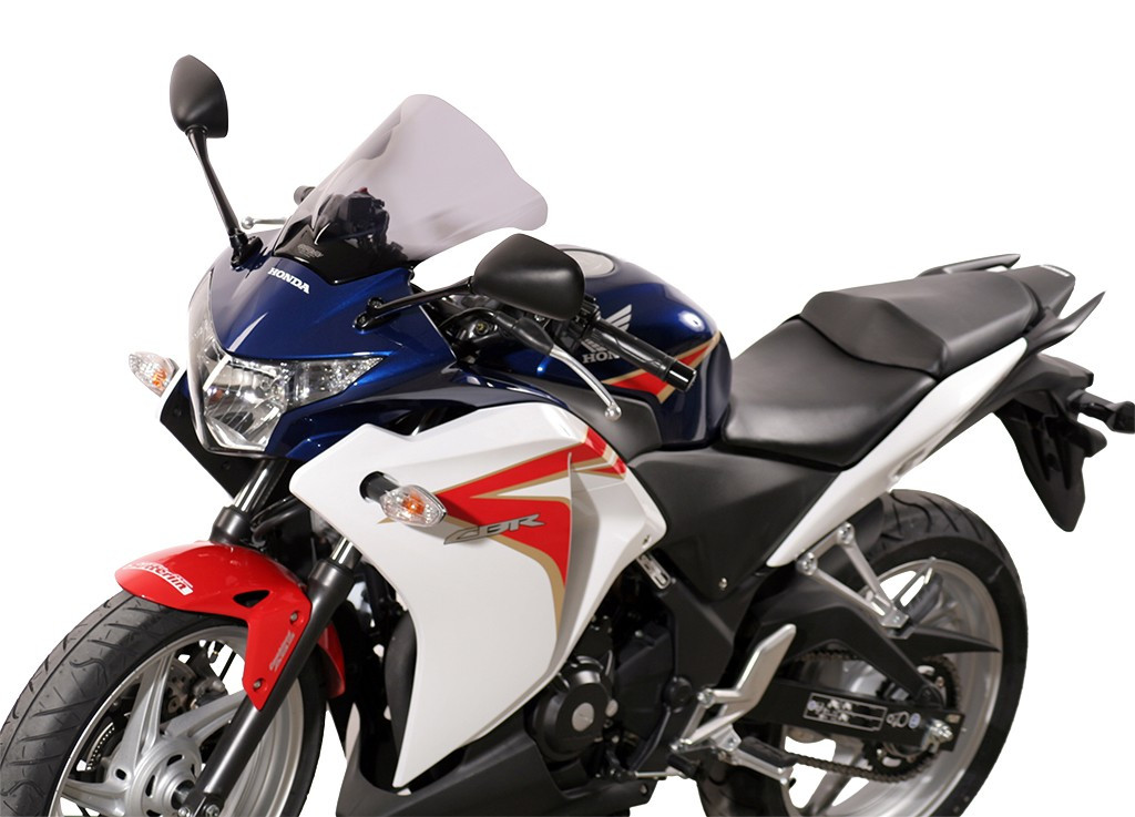 Szyba motocyklowa MRA HONDA CBR 250 R /RA MC 41 2011-, forma R, przyciemniana