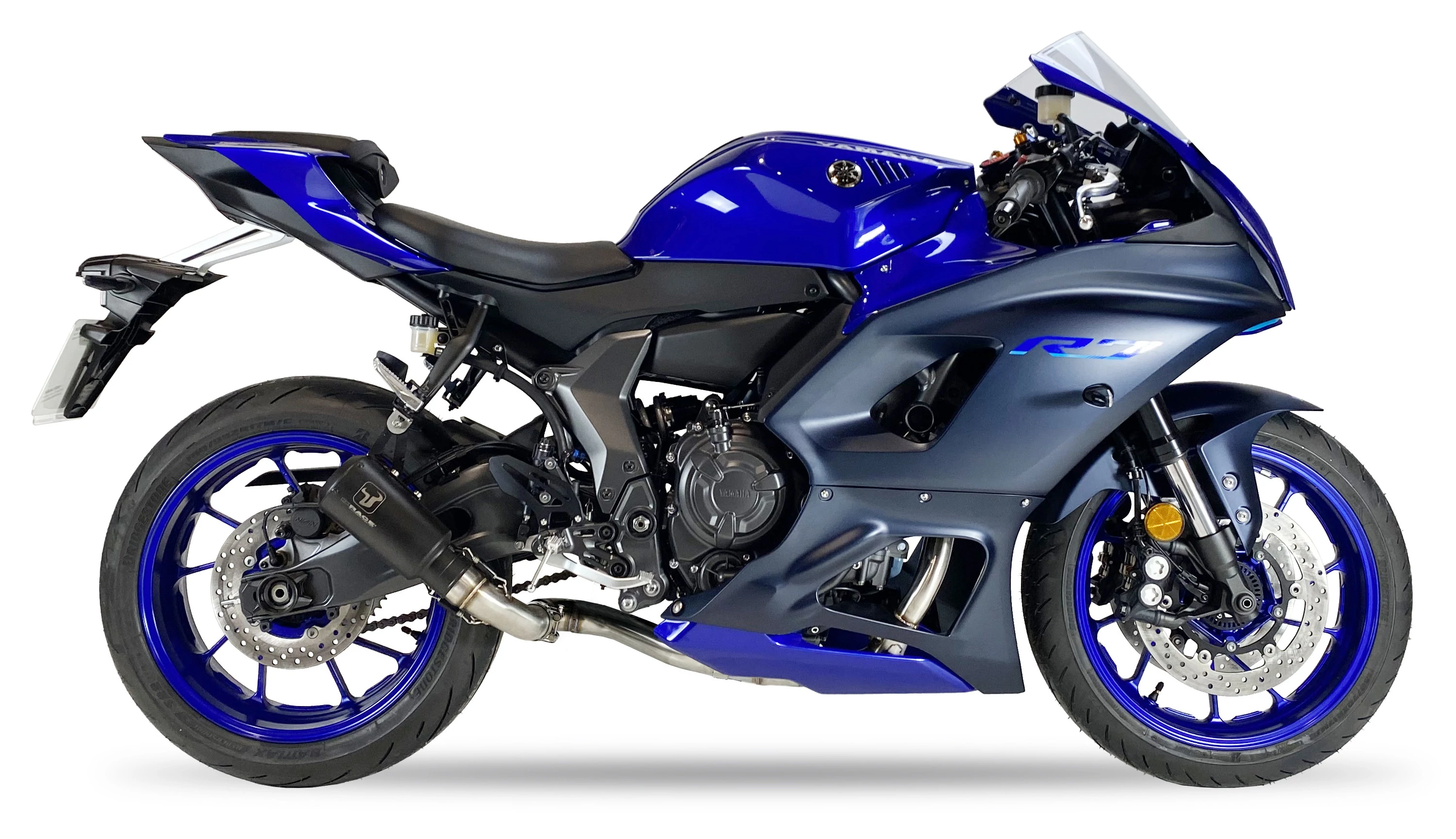 IXRACE Układ wydechowy, tłumik YAMAHA YZF 700 R7 21-24 (RM39 RM40) typ MK2B MK2 BLACK - RACE FULL SYSTEM