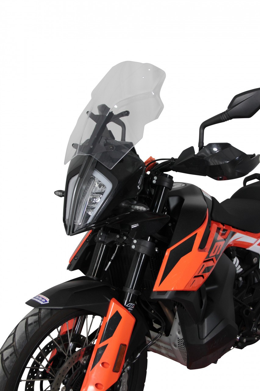 Szyba motocyklowa MRA KTM ADVENTURE 890 R 2018-2022, forma TN, bezbarwna