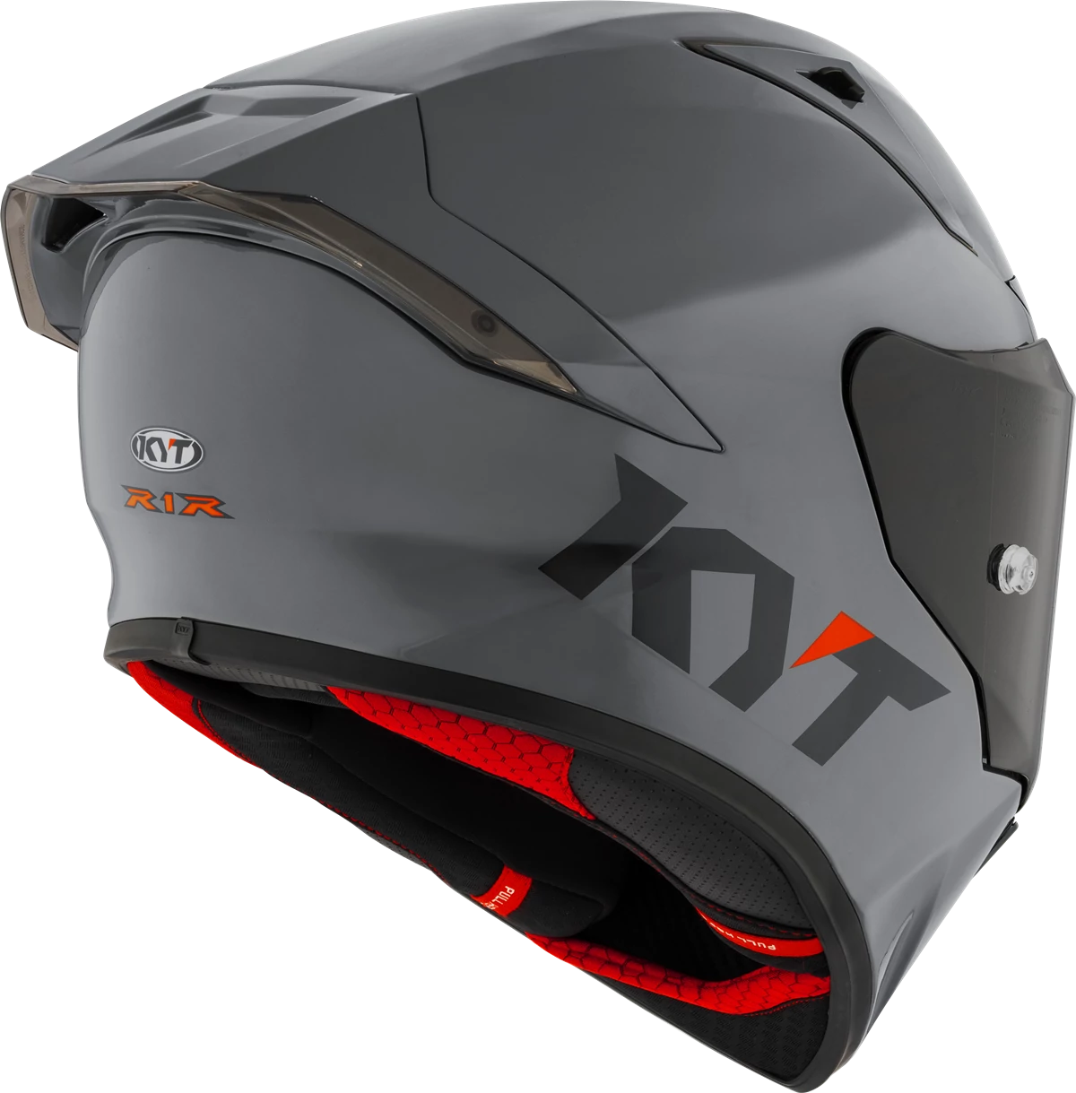Kask motocyklowy KYT R1R SZARY E06