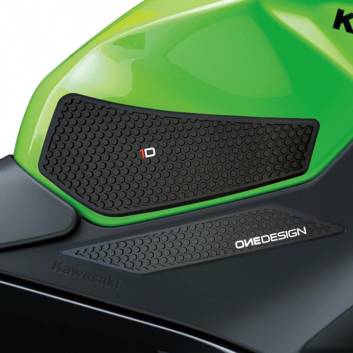ONEDESIGN Grip Boczny HDR NINJA 400 18-20 KAWASAKI czarny