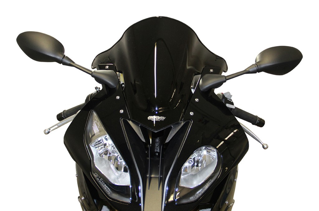 Szyba motocyklowa MRA BMW S1000 RR /HP4 RACE K10 2015-2018, forma R, przyciemniana