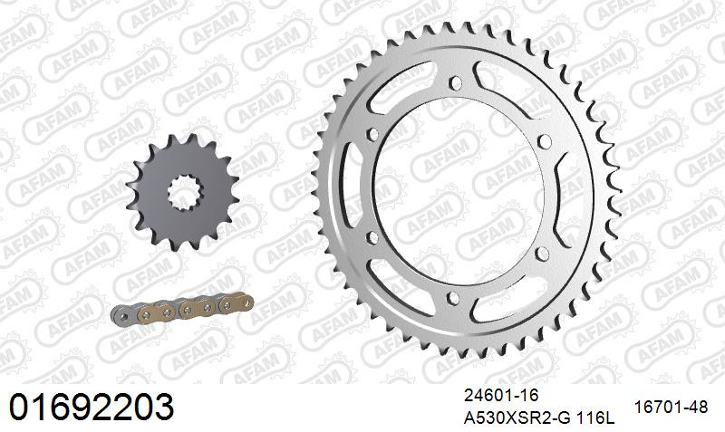 Zestaw napędowy AFAM do KAWASAKI ZR 1100 Zephyr A1,A2,A3,A4,B1,B2,B5