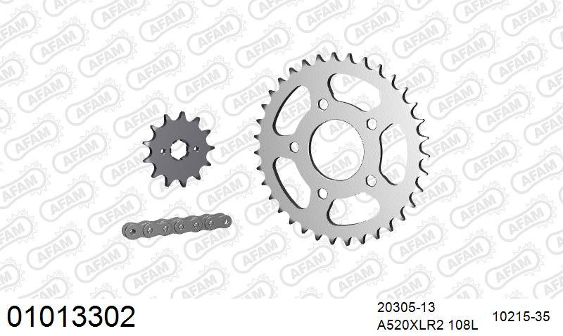 Zestaw napędowy AFAM do HONDA NSR 125 R K,L,M,N
