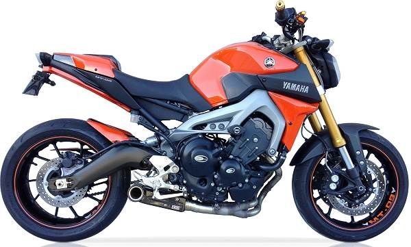 Tłumik IXIL YAMAHA MT-09 17-20 (RN43) typ SX1 (waga: 3900g, długość: 347 mm., materiał: Inox AISI304, kolor: Bright resin) FULL