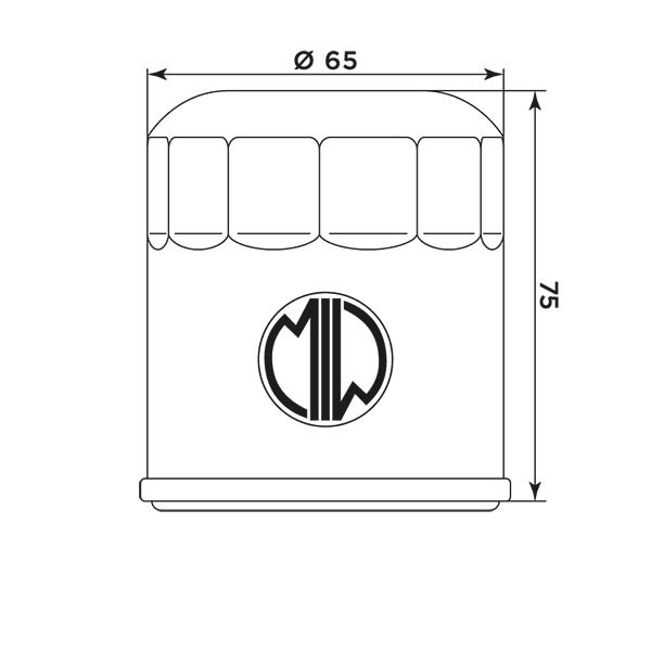 MIW Filtr Oleju KT8005
