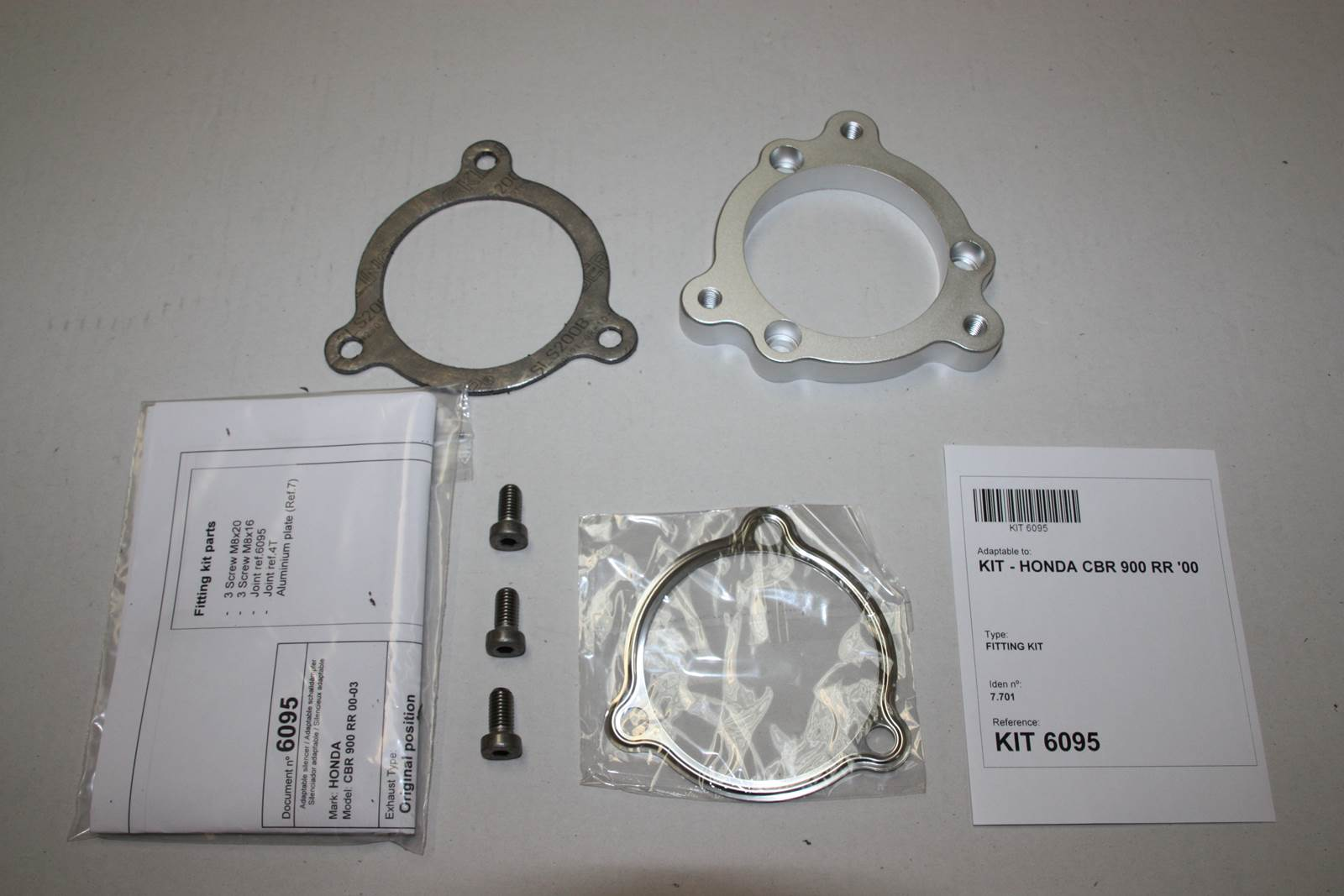 Tłumik IXIL HONDA CBR 900 RR 00-03 (SC44 SC50) typ SOVE (waga: 3000g, długość: 423 mm., materiał: Inox AISI304, kolor: Black pai