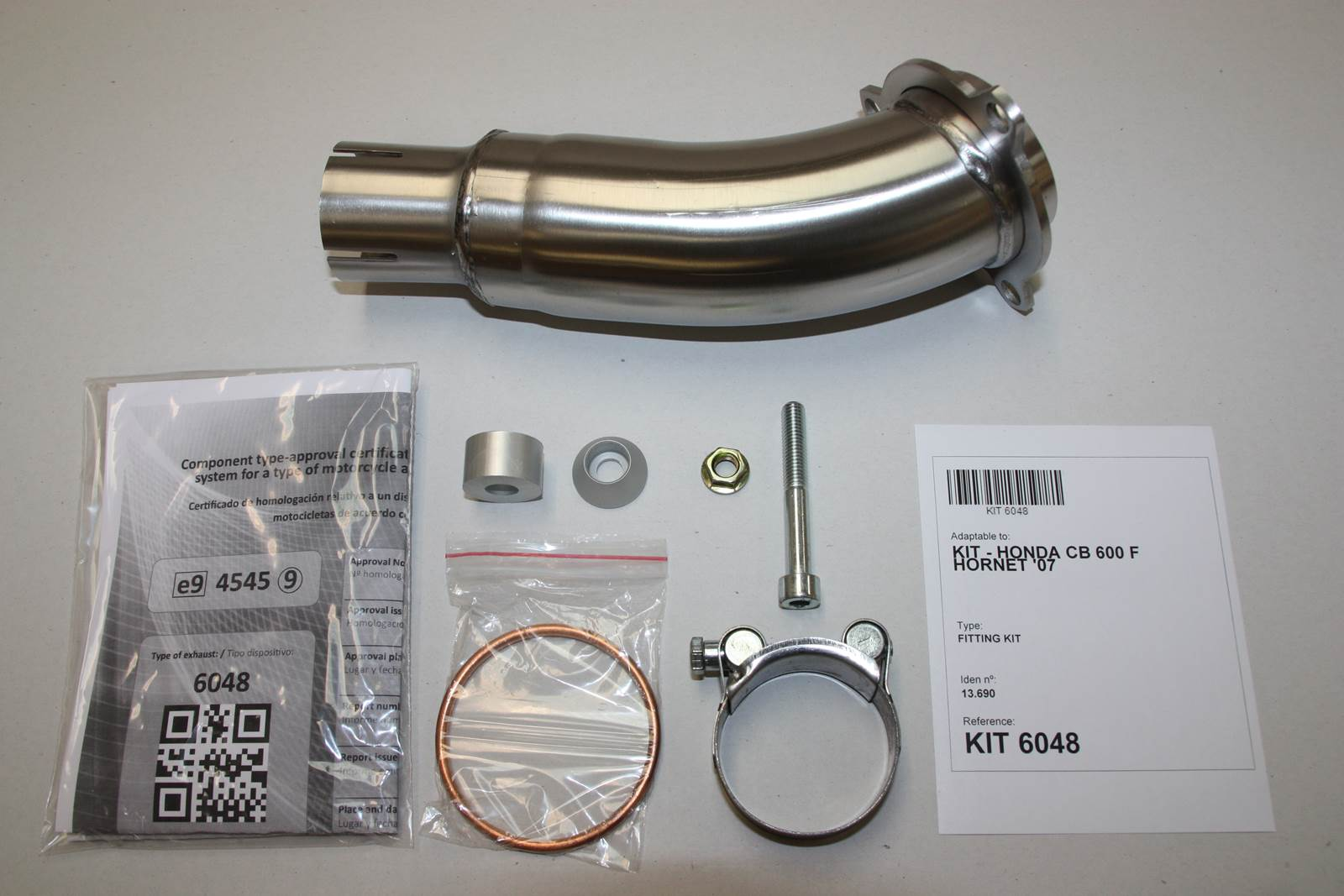 Tłumik IXIL HONDA CBR 600 F 11-14 (PC41) typ SOVE (waga: 3000g, długość: 423 mm., materiał: Inox AISI304, kolor: Black painted)