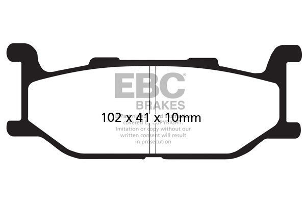 EBC Brakes Klocki hamulcowe EBC SFA179HH skuterowe (kpl. na 1 tarcze)