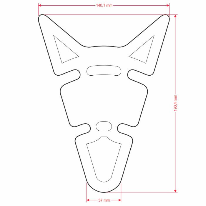 ONEDESIGN Tankpad carbon WAYOUT