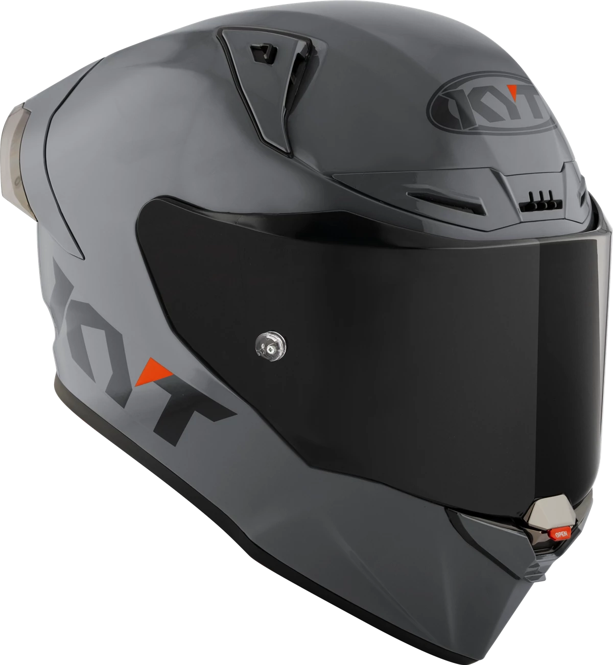 Kask motocyklowy KYT R1R SZARY E06