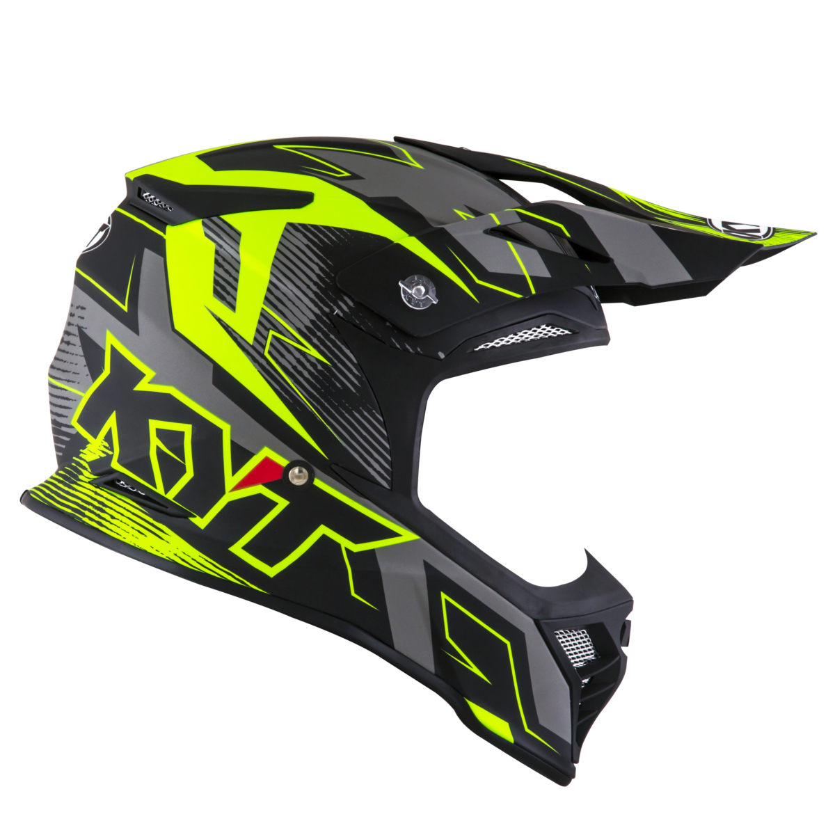 Kask Motocyklowy KYT SKYHAWK DIGGER matowy czarny/żółty