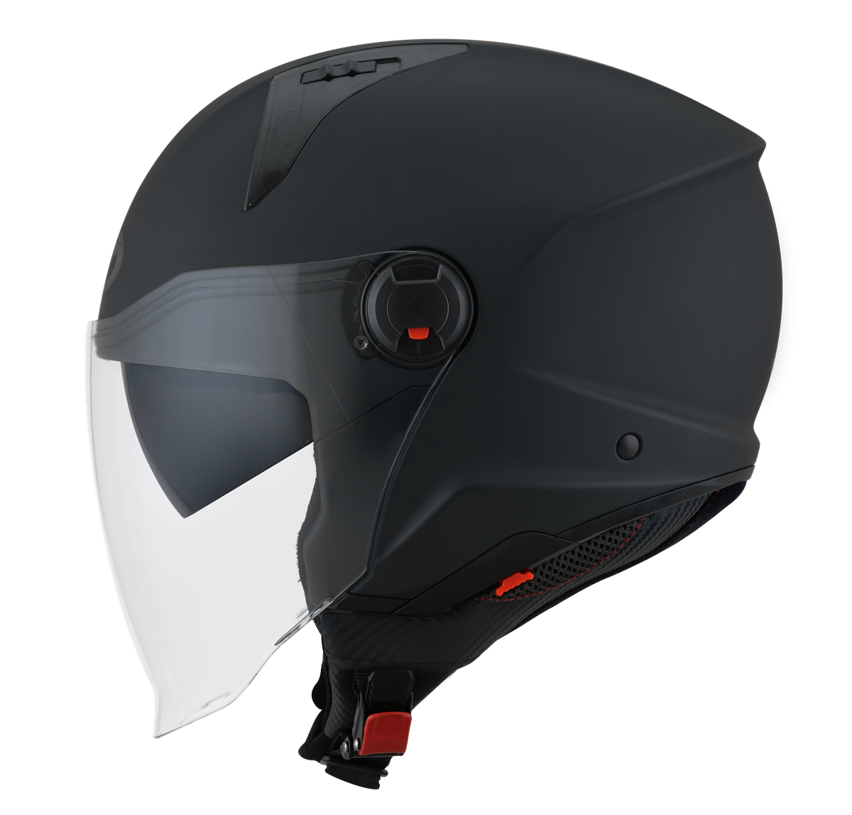 Kask Motocyklowy KYT D-CITY połysk matowy czarny ECE/ONU 22-06