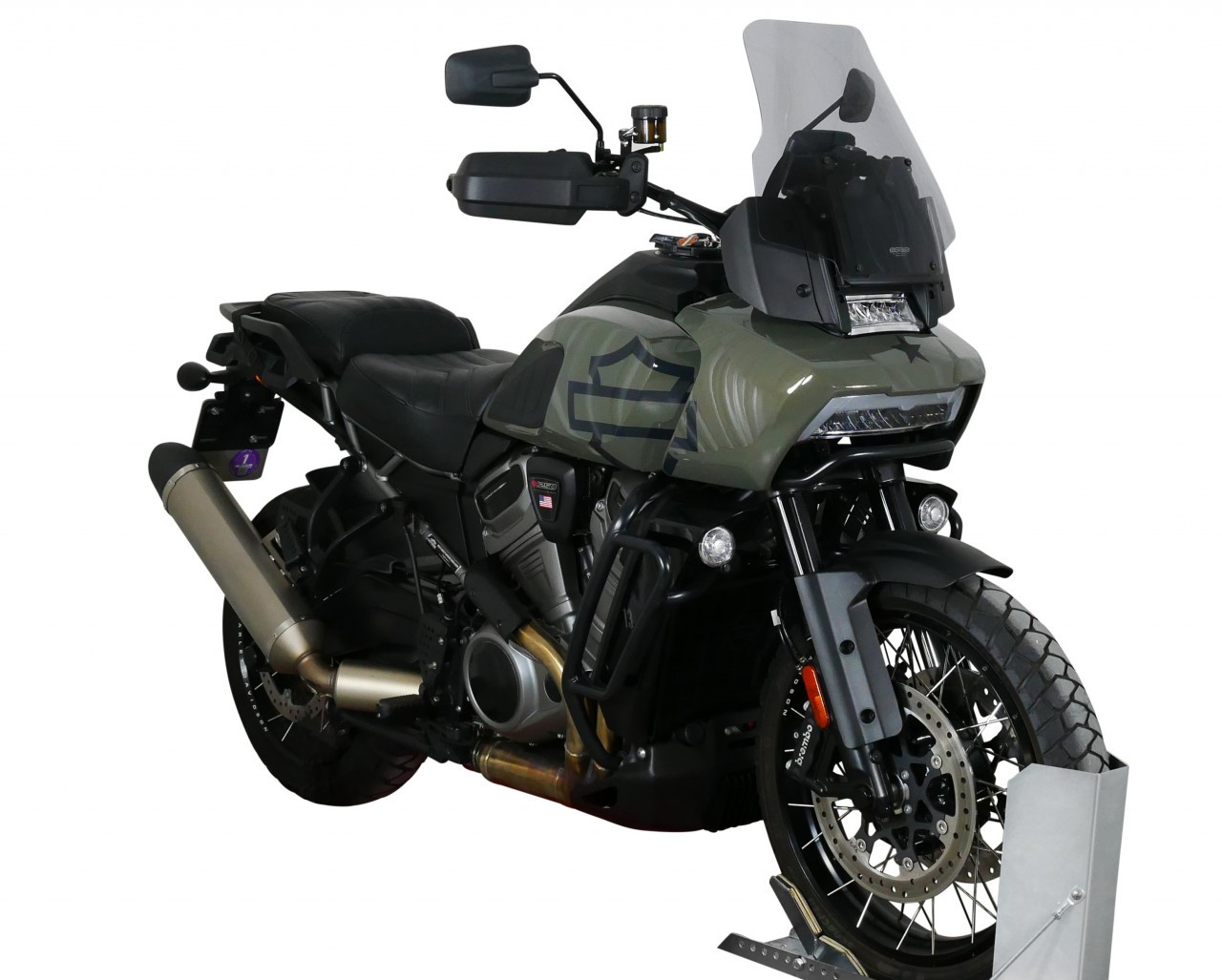 Szyba motocyklowa MRA HARLEY-DAVIDSON PAN AMERICA 1250 SPECIAL RA1 -, forma SN, przyciemniana