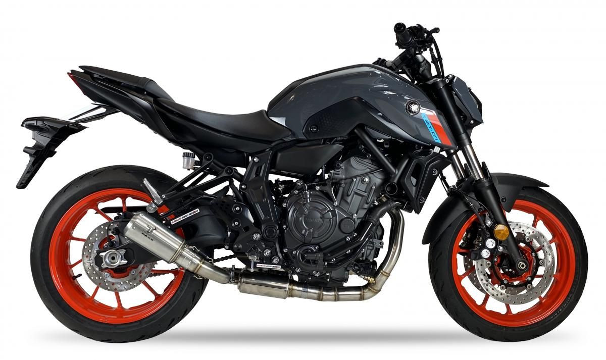 Tłumik IXRACE YAMAHA MT-07 21-23 (RM33, RM34) FULL SYSTEM typ MK2-R MK2 INOX - RACE FULL SYSTEM