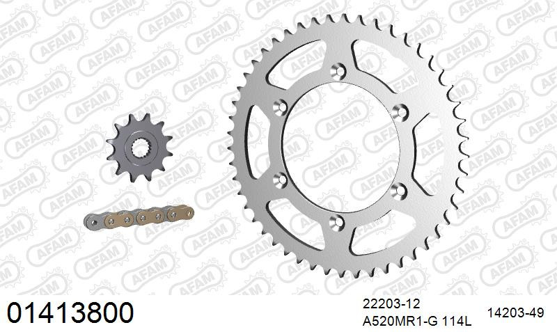 Zestaw napędowy AFAM do SUZUKI RM 125 N,P