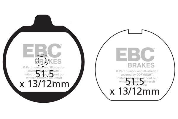 EBC Brakes Klocki hamulcowe EBC FA037 (kpl. na 1 tarcze)