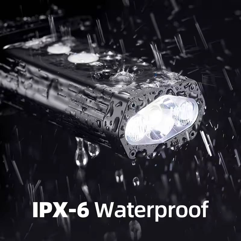 ROCKBROS BR2000 Lampka rowerowa przednia 2000LM USB IPX6 POWERBANK