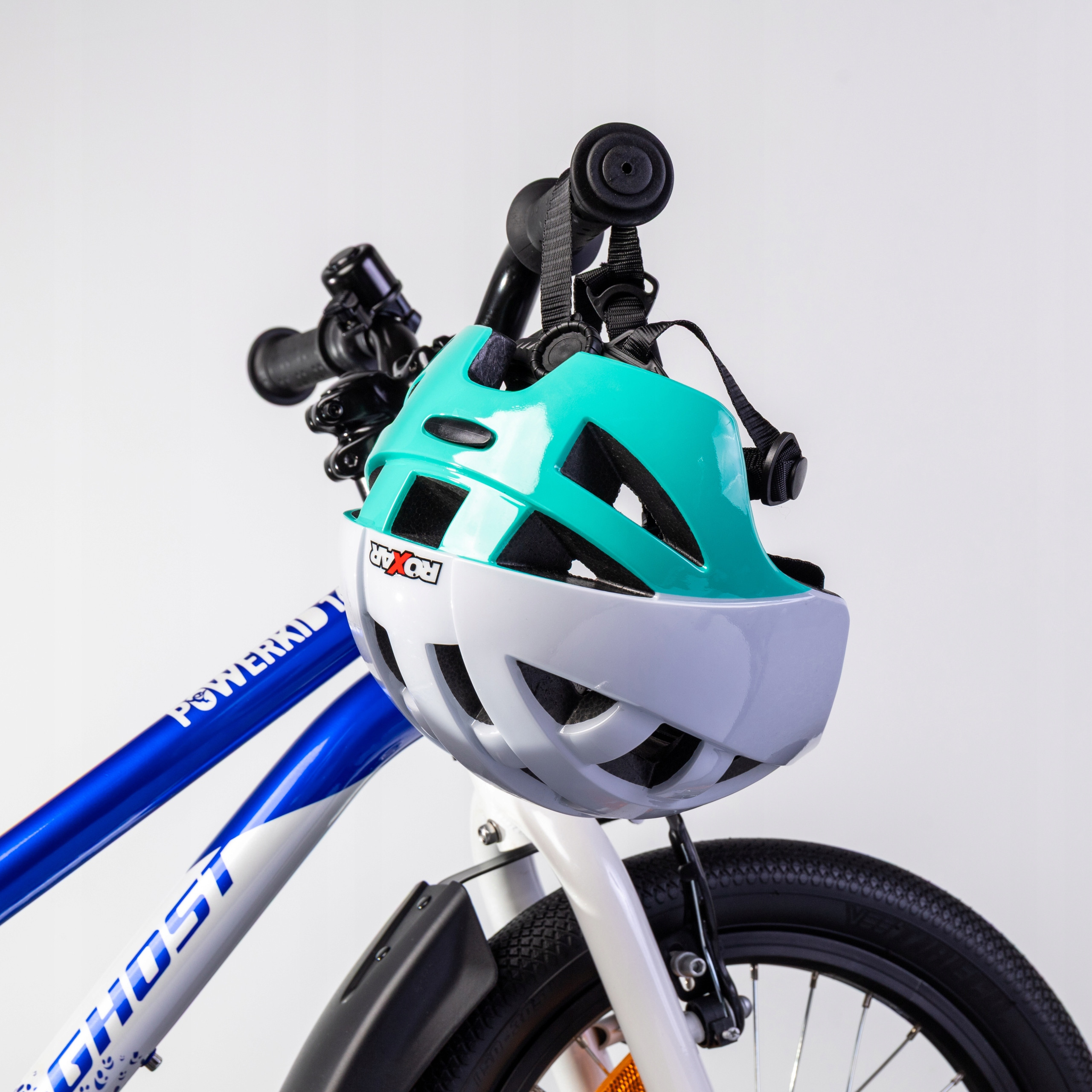 Kask rowerowy dziecięcy ROXAR KID biały S 48-52 cm