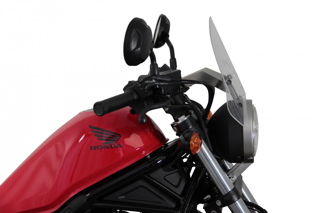 Szyba motocyklowa MRA HONDA CMX 500 REBEL 2017-2019, forma NSP, bezbarwna